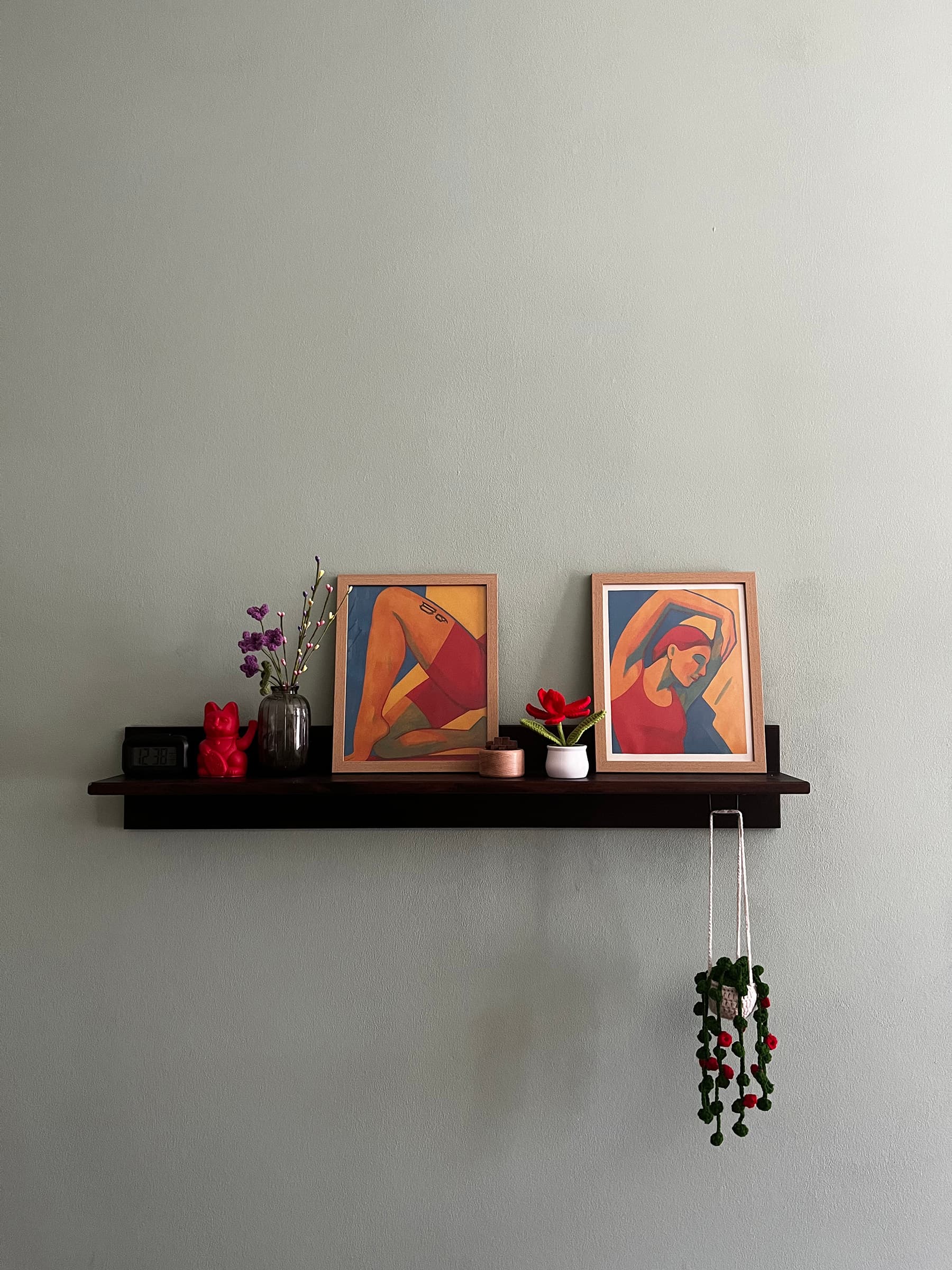 A detail of the massage space